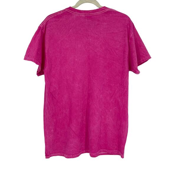 Wu-Tang Clan Live At The Fever II The Bronx T-Shirt Hot Pink Acid Wash Large - Picture 2 of 5